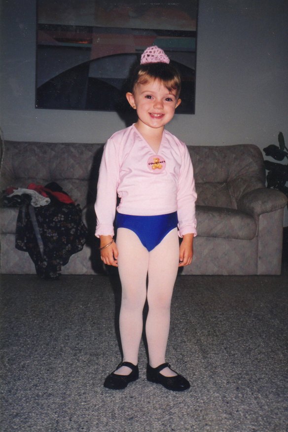 Courtney Topic, age 3. 