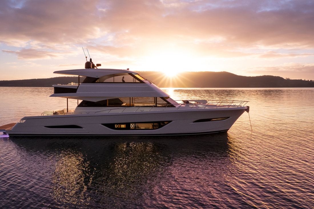 The new, high-tech Maritimo M75 long-distance cruising motor yacht costs  $6.45 million upwards – but you won't need to pay a crew