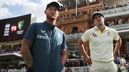 Ben Stokes and Pat Cummins.