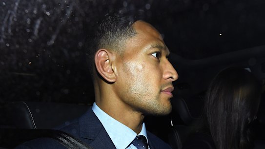 End of the road: Israel Folau will never play for the Wallabies or Waratahs again.