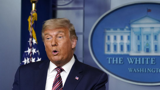 Donald Trump made unsubstantiated claims of election fraud from the White House briefing room.