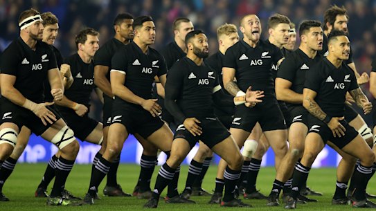 The All Blacks.