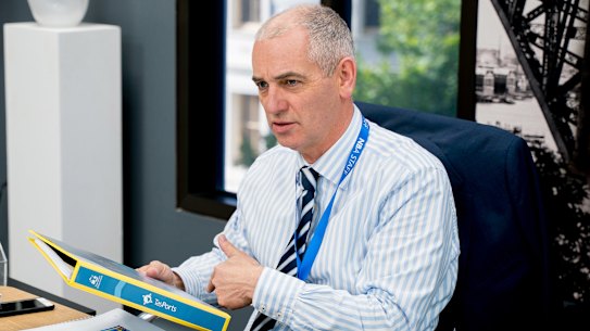Rob Sitch plays Tony, the hard-working but frustrated boss of the fictional Nation Building Authority.