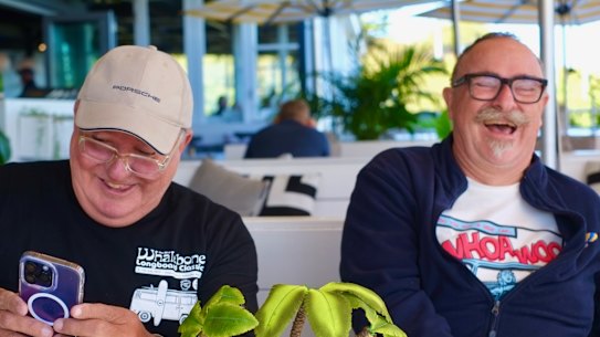 Wayne (left) and Simon (right) at The Shorehouse in Swanbourne.