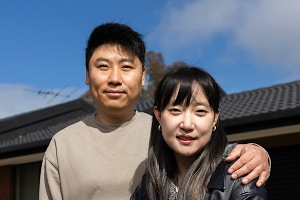 John Yu and partner Gabbi Gai are selling their Hoppers Crossing home this spring. 