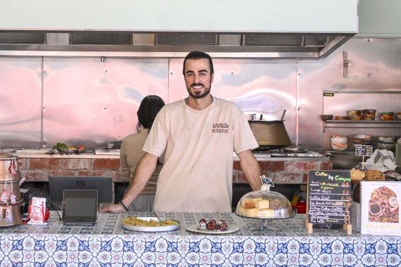 Hamed Allahyari at his new Persian kebab shop, Kababi.