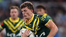 Jack Bostock in action for Australia.