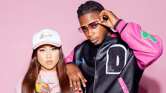 R&B singer Lara Andallo and rapper Jaecy.