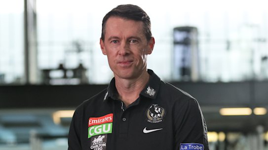 New Collingwood coach Craig McRae.