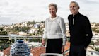 Apartment owner Carolyn Martin with Architect Michael Heenan.