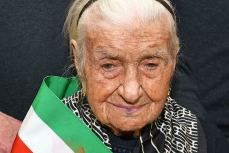 Giuseppina Robucci died on Tuesday in the southern Italian town of Poggio Imperiale, where she was born in 1903.