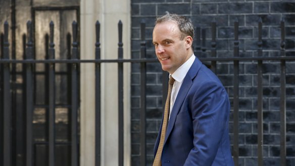 New British Foreign Secretary Dominic Raab.
