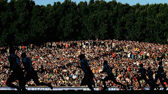 Leichhardt Oval is a sight to see when it's full.