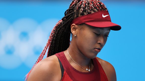 Took time out: Naomi Osaka.