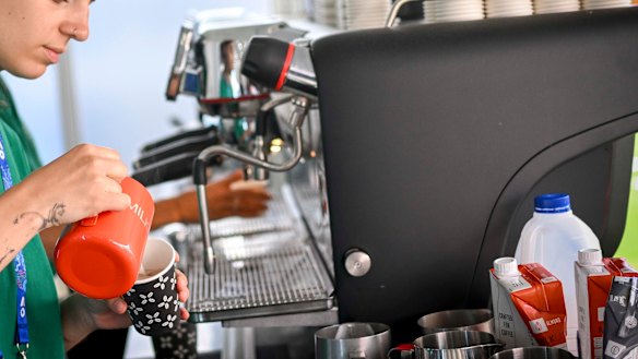 Customers are spending more on food and drinks at suburban cafes than in city centres.