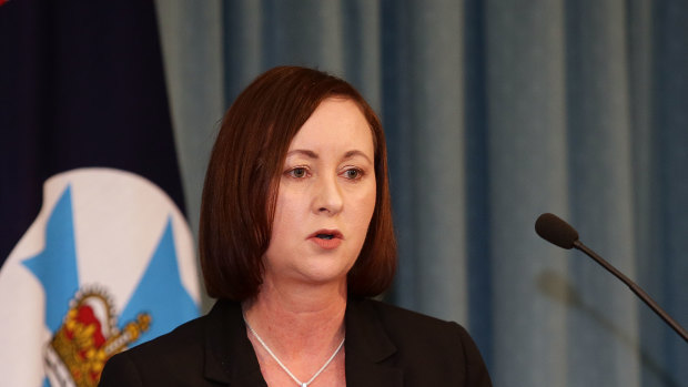 Queensland Health Minister Yvette D'Ath is watching NSW closely as they deal with a new cluster.