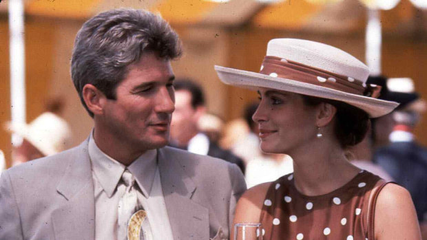 Richard Gere and Julia Roberts in 1990's Pretty Woman.