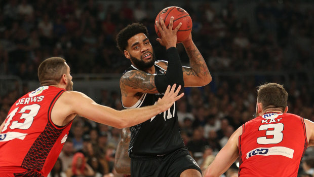 On song: Melbourne's DJ Kennedy rebounded strongly after an injury scare in game one. 