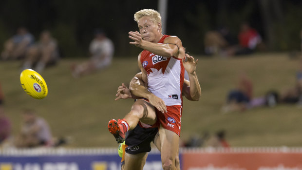 Up and comer: Youngster Isaac Heeney will play a key role in Sydney's midfield.