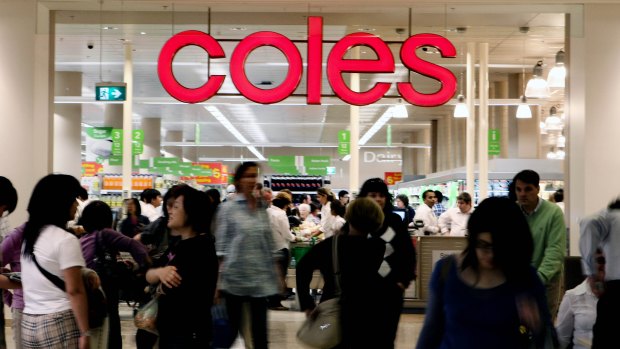 Down down: Coles stores across the country are closed owing to an IT issue affecting cash registers.