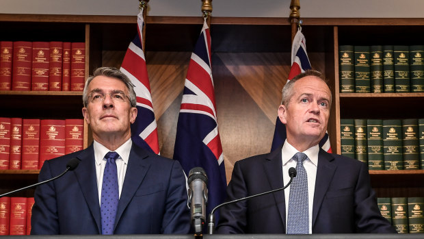 Shadow attorney-general Mark Dreyfus and Labor Leader Bill Shorten have drawn a line in the sand on national security.
