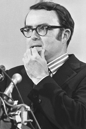 Then-acting FBI director William Ruckelshaus in 1973.