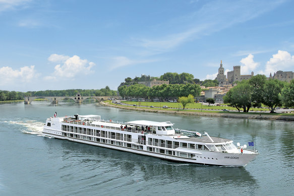 Bound for France … MS Van Gogh Rhone.