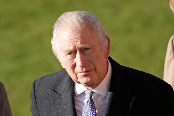 King Charles III reportedly stands on his head in boxer shorts.