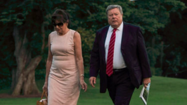 Viktor and Amalija Knavs, parents of Melania Trump.