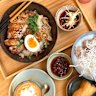 Assorted dishes at Roslyn Thai Cafe.