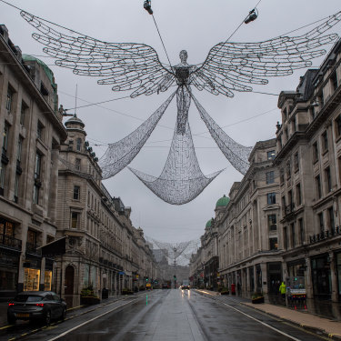 It was Christmas, but not as Londoners knew it after the city went into lockdown as a new COVID variant took hold. 