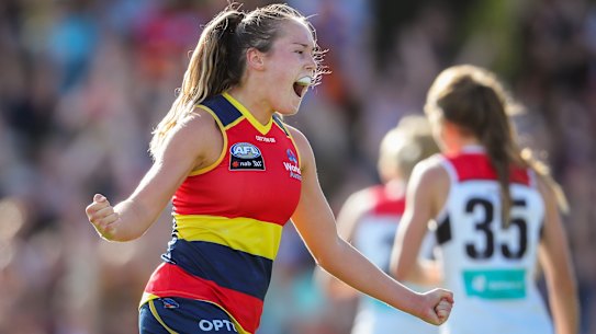 Madison Newman of the Crows