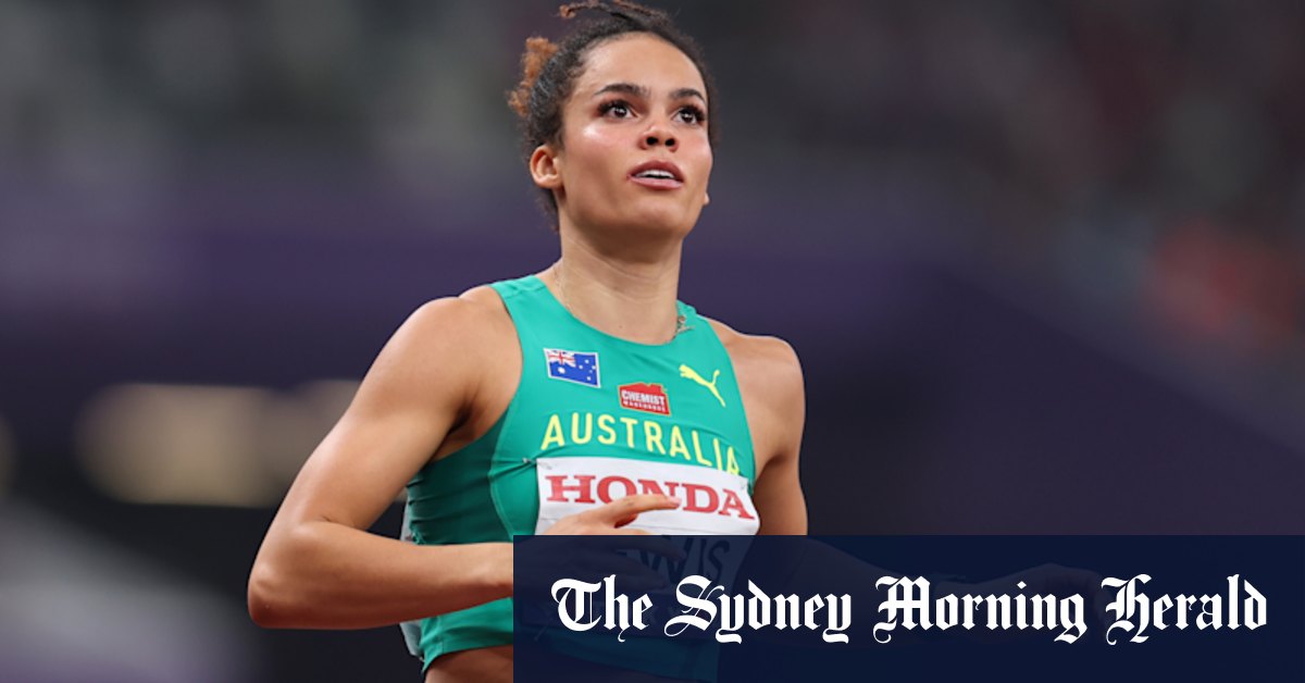 Terrific Torrie: Lewis sets personal-best time at world championships