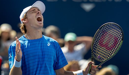 Alex de Minaur is on the verge of his biggest career victory.