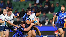 Joseph-Aukuso Suaalii returned to form against the Western Force. (Photo by Paul Kane/Getty Images)