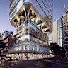 Renders of Brisbane Place, a commercial tower proposed for the Stock Exchange Hotel site in the CBD.
