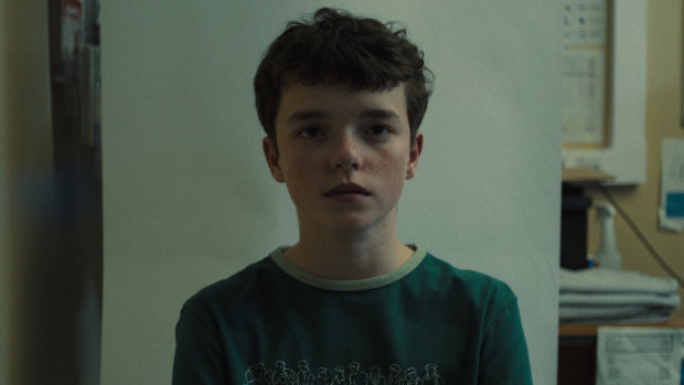 Owen Cooper plays Jamie Miller, who is arrested for murder, in the Netflix drama Adolescence.