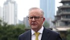The prime minister says his visit to China has been about diplomacy and securing Australian jobs via trade.