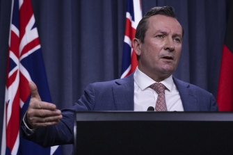 WA Premier Mark McGowan said all of the men’s identified contacts had tested negative. 