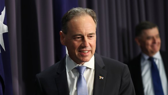Federal Health Minister Greg Hunt.