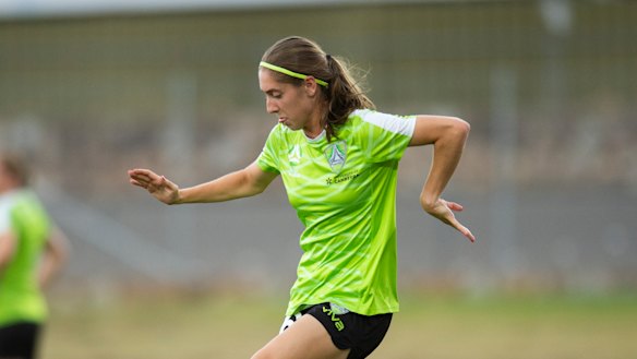 Dreamland: Teenager Karly Roestbakken has been rushed into the Australian World Cup squad.