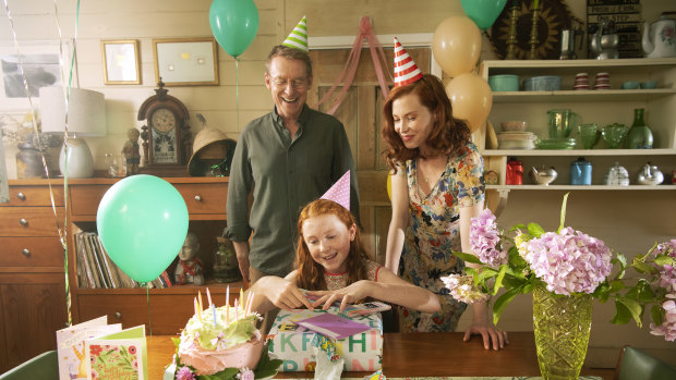 Richard Roxburgh, Daisy Axon and Emma Booth in H is for Happiness.