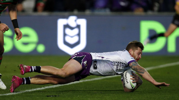 Cameron Munster was among the Storm's best in the victory over South Sydney.