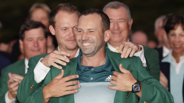 Demons conquered: Sergio Garcia's extended struggles made his Augusta triumph all the sweeter.