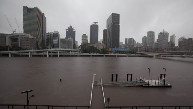Brisbane's inner city flooded in 2011.