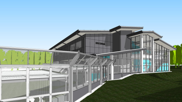An artist's impression of the new $4.77 million Centre for Excellence in Automation and Robotics at Alexandra Hills State High School.