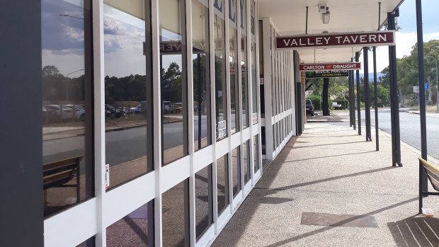 The Valley Tavern in Wanniassa. Punters are in shock that it has closed.