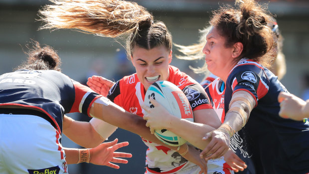 Dragons star Jesscia Sergis is one of the players to watch at the World Nines.