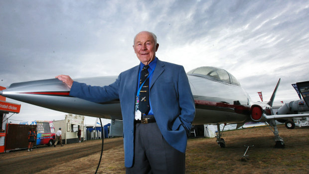 Chuck Yeager at the Australian International Airshow in 2007.