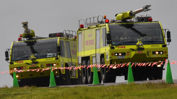 Major emergency training exercise for Avalon Airport. 